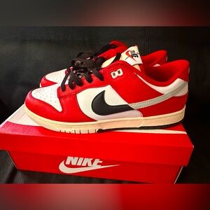 University Red/Black Nike Dunk Low